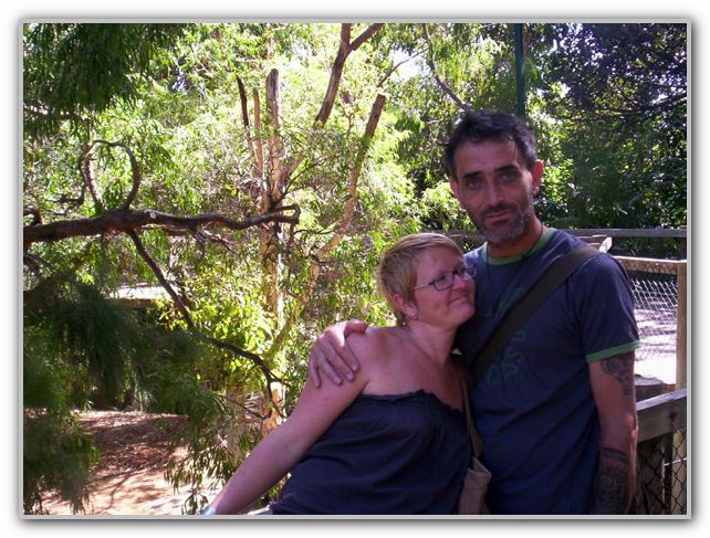 Stuart & Karen at Perth Zoo Feb 16th 2007 4